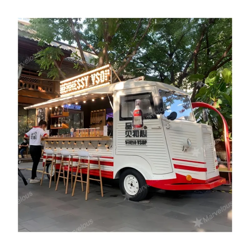 The Best selling customized fast food truck mobile food coffee BBQ Kiosk Car Made In China custom food truck for sale