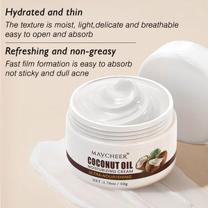 Krim Badan Logo kustom pencerah, Losion Tubuh minyak kelapa pemutih nutrisi pelembab krim tubuh menenangkan - Product Image 2