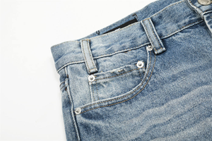 Jeans en denim ample de qualité supérieure, vente en gros OEM, vintage, délavé, designer, streetwear hip-hop, tendance personnalisée, baggy pour femmes - Product Image 6