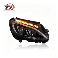 Mise à niveau vers les phares avant à LED double lentille pour Mercedes-Benz Classe C W205 (2015-2018)