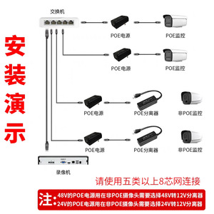 Módulo de fuente de alimentación PoE 48V 24V 100Mbps 1Gbps para cámara de seguridad, AP, teléfono IP, refrigeración natural - Product Image 2