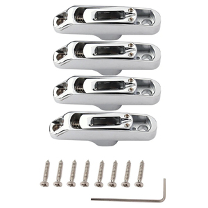 ชุดสะพานสายเบสโครเมียม 4 สาย แบบ Heavy Duty พร้อมประแจและสกรูสำหรับอะไหล่กีตาร์ - Product Image 4