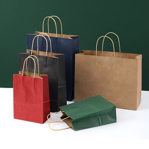 Bolsa <span class=keywords><strong>de</strong></span> Regalo <span class=keywords><strong>de</strong></span> Papel Personalizada con Asas, Bolsas <span class=keywords><strong>de</strong></span> Papel <span class=keywords><strong>de</strong></span> Agradecimiento para Boutique, Bolsas <span class=keywords><strong>de</strong></span> Papel Kraft Personalizadas al por Mayor - Product Image 5