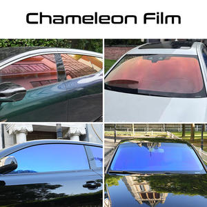 فيلم الحرباء لتلوين النوافذ باللون الأحمر والبرتقالي فيلم الزجاج الأمامي ، VLT واضح Visoin مواد كورية عالية الجودة - Product Image 3