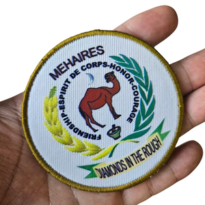 Insignes de broderie d'étiquettes tissées personnalisées Conception de logo personnalisé <span class=keywords><strong>Tissu</strong></span> haute densité <span class=keywords><strong>pour</strong></span> vestes chemises pantalons sacs chapeaux vêtements - Product Image 1