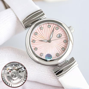 <b>Top</b> Quality Hot Selling Elegant Style <b>Silver</b> Case Sapphire Crystal Ladies Automatic Watch Date Display Luminous Mechanical Watch - Product Image 2