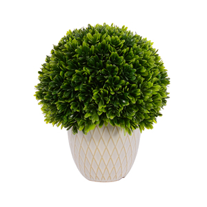 Groothandel in kunstmatige mini-pottenplanten met realistische aarde en potafwerking - Product Image 1