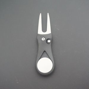 Wholesale Factory Direct Customized Golf <strong>Ball</strong> Marker Pitch <strong>Mark</strong> <strong>Divot</strong> Repair Switchblade <strong>Tool</strong> Fork - Product Image 6