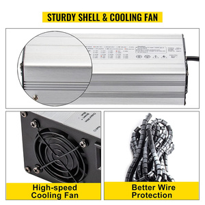 Bộ Sạc Ắc Quy Xe Golf 48V 15A Ez Go Yamaha Với Bộ Sạc Ắc Quy Xe Hơi Câu Lạc Bộ 48V Màn Hình <span class=keywords><strong>LCD</strong></span> G29 - Product Image 4