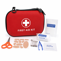 Trousse de Premiers Secours Portable 24 Pièces en EVA et PU pour Maison, Voiture, Camping, Voyage - Vente en Gros - Approvisionnement Direct Usine
