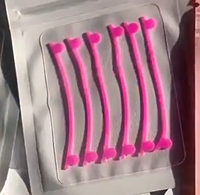 Coussinets de levage de cils auto-adhésifs Rods Cover Flexible Lash Lift Ribbon Lash Curler Tools