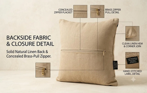 Housse de coussin géométrique bohème faite à la main, gris beige, en coton tissé et jute, pour canapé, salon, chambre, décoration intérieure - Product Image 2