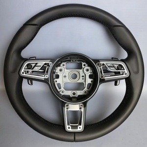 Volante de Cuero al por Mayor con Remaches para 996 911 Panamera Cayenne <span class=keywords><strong>Macan</strong></span> 718 991 981 991.2 970 987 958 944 - Product Image 1