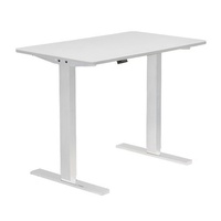 Bureau assis-debout électrique réglable en hauteur Yazhi, à moteur unique, en acier au carbone, haute capacité de charge, design moderne rectangulaire