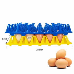 30 Chicken Eggs Plastic Chicken Egg Tray for Transport PE Agriculture Egg Crate Plasticegg Tray AGRIESO