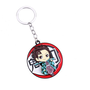<span class=keywords><strong>2025</strong></span> popüler Metal anahtarlık özel Metal Anime figürü dönen Metal tasarımcı anahtarlık - Product Image 6