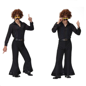 Bộ sưu tập trang phục thập niên 70 vài trang phục vũ trường thập niên 60 hip-hop CA SĨ khiêu vũ sân khấu quần áo Saturday đêm sốt Retro Hippie - Product Image 2