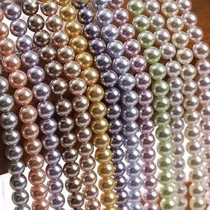 Cuentas de vidrio de 4-10mm, cuentas de vidrio de perlas de imitación, pulsera DIY, abalorios, collar, cuentas para la fabricación de joyas - Product Image 3