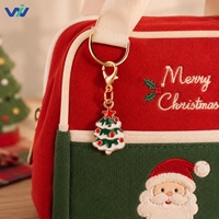 Breloque de Noël en gros, mignonne, pour cadeau, pendentif Arbre de Noël, Père Noël, pour fabrication de bijoux, porte-clés, boucles d'oreilles