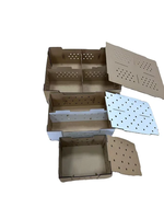 Custom25 50 100pcs Live Baby Chick Birds Box Pigeon Carrier Shipping BoxChicken Coop