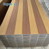 Revêtement de sol extérieur en composite bois-plastique (WPC) imperméable pour piscine et jardin, haute qualité