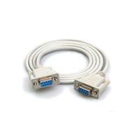 Cable VGA de 9 Pines Hembra a 15 Pines Macho, Cable Serial RS232 DB9 Macho a Hembra para Computadora, TV, Proyector
