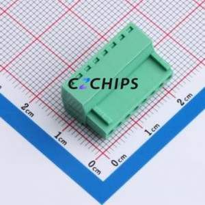 MX2EDGK-2.54-08P-GN01-Cu-Y-A Plug-in Terminal Block P=2.54mm Connector Male Plug 2.54mm Green 8P - Product Image 2