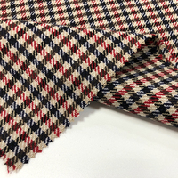 Tissu en polyester 100% teint en fil, motif écossais, coupe-vent, poids moyen, personnalisable