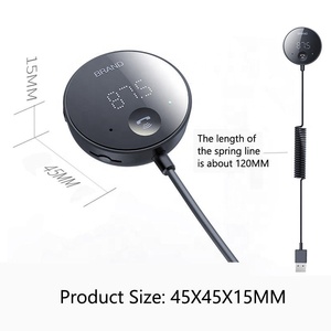 AUX OUT TF thẻ xe FM Transmitter MP3 Máy nghe nhạc sạc Receiver FM Transmitter <span class=keywords><strong>Bluetooth</strong></span> xe <span class=keywords><strong>Kit</strong></span> tay miễn phí - Product Image 6
