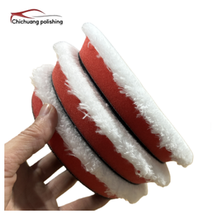 Tampon de polissage de voiture de qualité professionnelle OEM, tampon de coupe en microfibre, polisseuse <span class=keywords><strong>à</strong></span> double <span class=keywords><strong>action</strong></span> pour la correction de la peinture automobile, élimination des rayures - Product Image 5