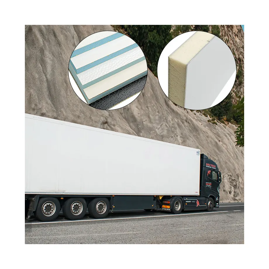 Perfect in workmanship new style refrigerator trucks boxs fiberglass FRP panel dry cargo box