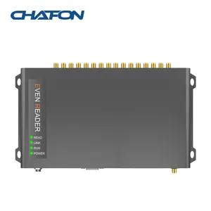 CHAFON الوصول التحكم uhf 20m rfid قارئ مع متعددة علامة 16 منافذ هوائي uhf rfid القراء