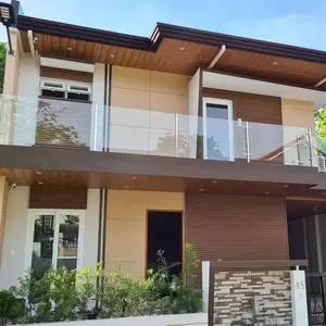 Revestimiento de Pared Exterior WPC 100% Reciclado, Panel de Madera 3D para Decoración Exterior de Casas - Product Image 4