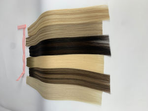 Extensions de cheveux humains de trame de génie professionnel de salon 100% cheveux humains vierges russes pour le mélange sans couture et les tissages de volume - Product Image 3