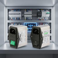 Filtre EMI/RFI enfichable VIIP WeiAiPu VIP1-1E-10 10A 110VAC 250VAC Monophasé Prise IEC avec Fusible