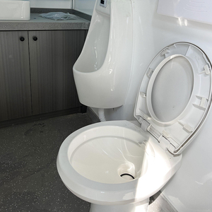 Toilet Trailer portabel kereta kuda leher angsa Tiongkok Toilet Trailer dapat digerakkan - Product Image 2