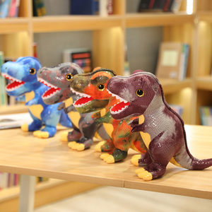 Peluche <span class=keywords><strong>T</strong></span>-<span class=keywords><strong>Rex</strong></span> mignonne en coton PP, réaliste et colorée, dinosaure en peluche Tyrannosaurus <span class=keywords><strong>Rex</strong></span> - Product Image 4