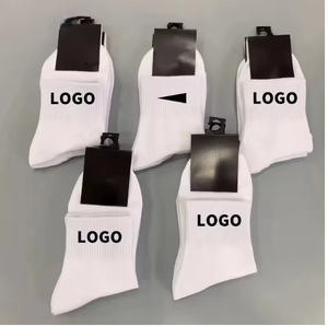 Chaussettes de compression de cyclisme extérieures hautement élastiques, séchage rapide, évacuation de la transpiration, logo de marque personnalisé, chaussettes athlétiques pour VTT et entraînement - Product Image 4