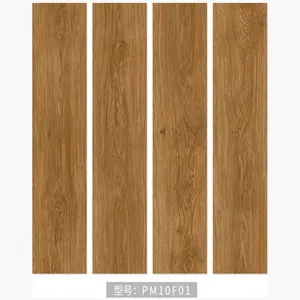 Soft Skin Luxury Porcelain Wood Floor Tile with Good Quality Solid Wood Imitation Texture 200*1000mm