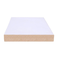 Plinthe en MDF blanc apprêté moderne, prêt à peindre, pour appartement, garantie 5 ans, directement de l'usine