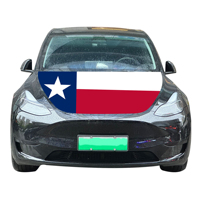 Usine en gros 120x150cm Texas capot de voiture couvre drapeau abordable résistant à l'usure et Durable capot de moteur de voiture couverture