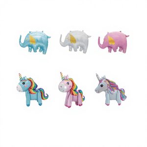 Assorted Stand Animal Foil Disposable Balloons-Bulk Wholesale Kids Birthday Fantasy Holiday Themed <strong>Party</strong> Decorations <strong>Supplies</strong> - Product Image 4