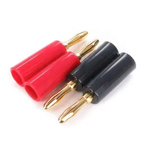 Jialun Hoge Kwaliteit 4Mm Vergulde Messing Speaker Bananenplug