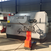 Máquina Automática CNC para Doblar Barras de Acero, Dobladora y Cortadora de Anillos de Acero Deformado, Controlada por PLC, Motor de Alta Precisión