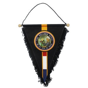 Prezzo di vendita personalizzato all'ingrosso bandiera ricamata a mano Parade Marching Band Hanging Banner Outdoor Hanging Wall Flag - Product Image 5