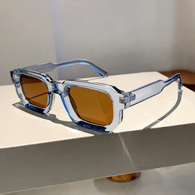 QSKY Sunglasses Dropshipping Designer Retro Style Small square Frame Shades Custom Luxury logo Uv400 protection Sunglasses