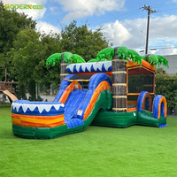 Château gonflable pour enfants avec toboggan, structure de jeux gonflable, équipement de jeux d'extérieur