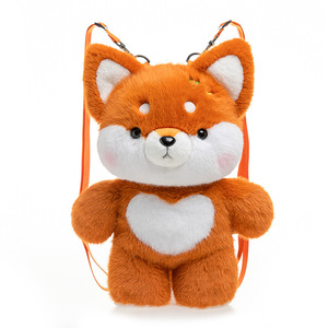 Zaino con <span class=keywords><strong>Peluche</strong></span>, Borse <span class=keywords><strong>Peluche</strong></span> a Forma di Orso e Coniglio, Zaini con Bambola Procione - Product Image 1