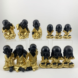 Tượng Sư Thiếu Lâm Màu Đá Lớn Trang Trí Sân Vườn - Product Image 3