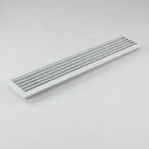 HVAC Aluminium Linear Air Outlet Kühlergrill mit 30 grad klinge